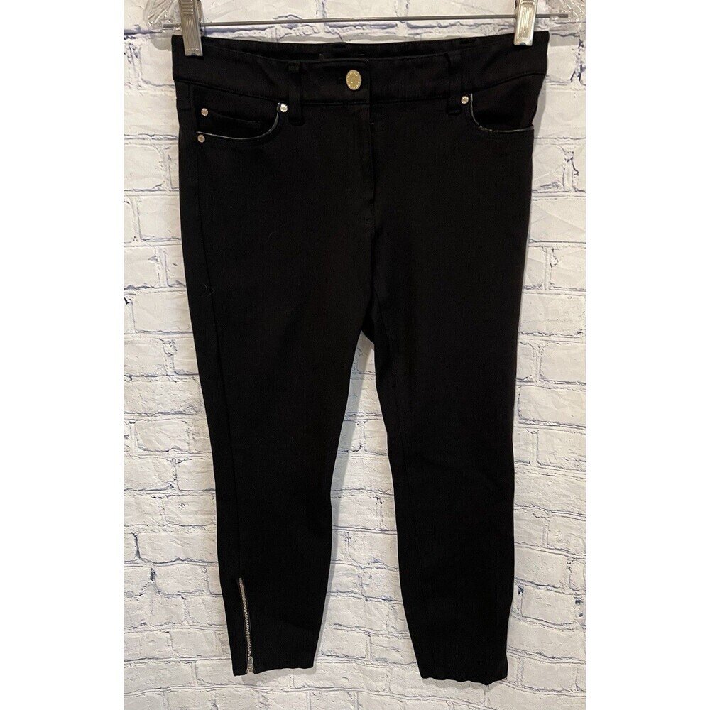White House Black Market WHBM Skinny Jeans The Skimmer Women's Stretch Black 0S - Picture 2 of 9